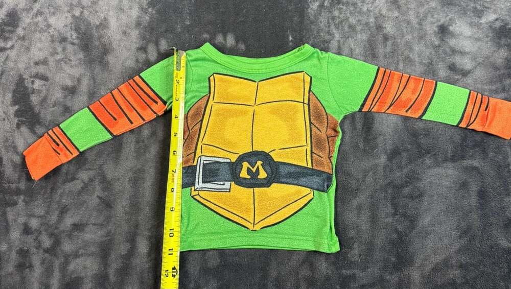 Kids Teenage Mutant Ninja Turtles Long Sleeve Shirt 18M Green#98